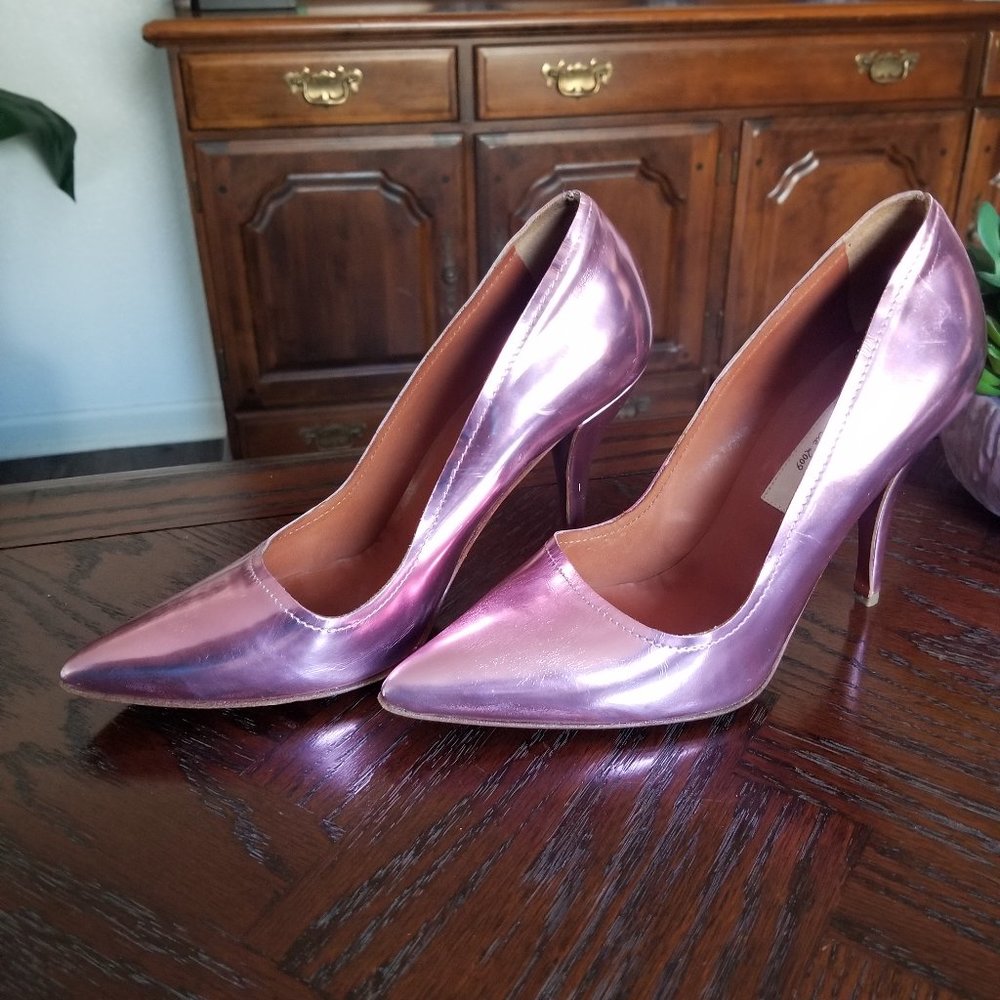Lanvin Metalic Heels